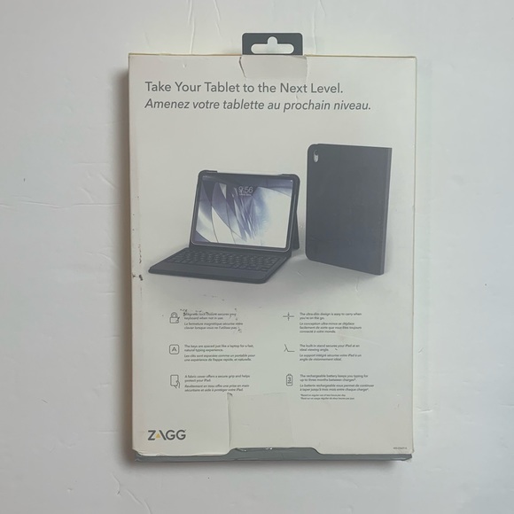 ZAGG Messenger Folio Tablet Keyboard 11 Inch iPad Pro Bluetooth Protect Case - Picture 4 of 4